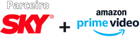 Logomarca Empresa parceira SKY e Amazon Prime